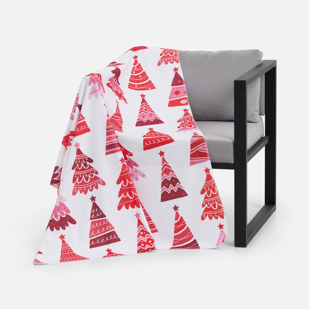 Флисовый плед Imaginario, красный-2