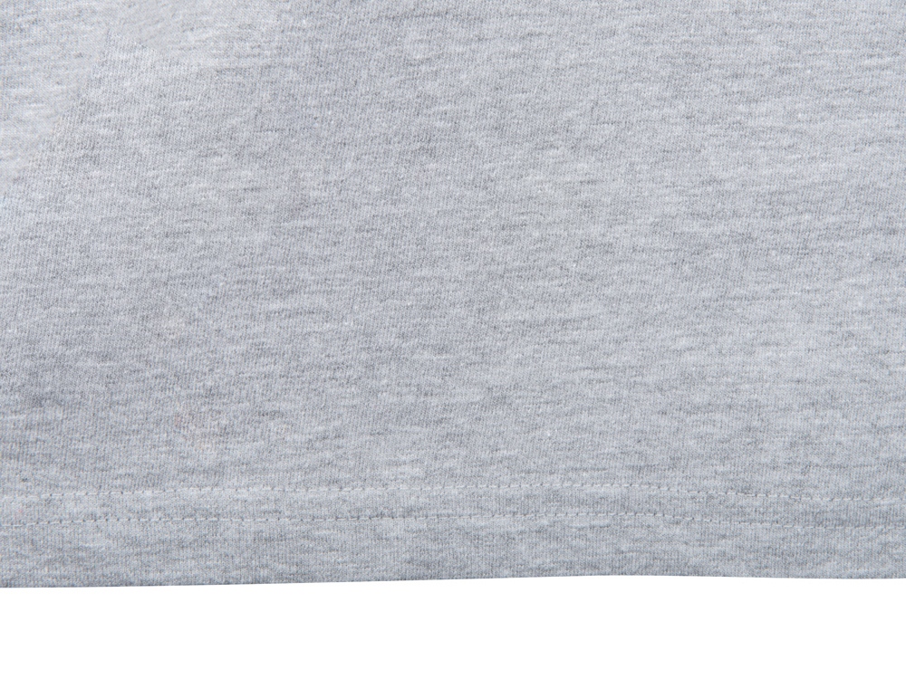 Футболка из френч терри Warsaw унисекс 220гр, серый меланж-12