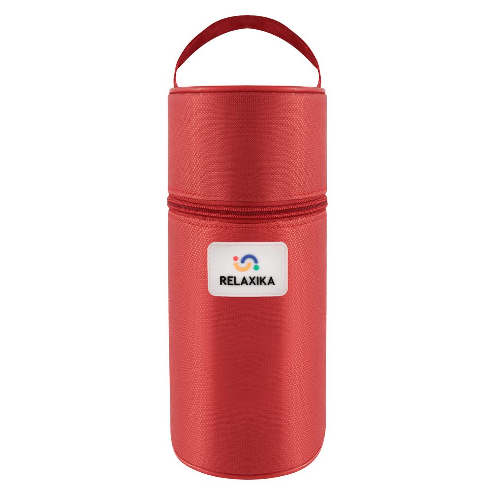 Термос Relaxika Duo 500 в чехле, стальной-3
