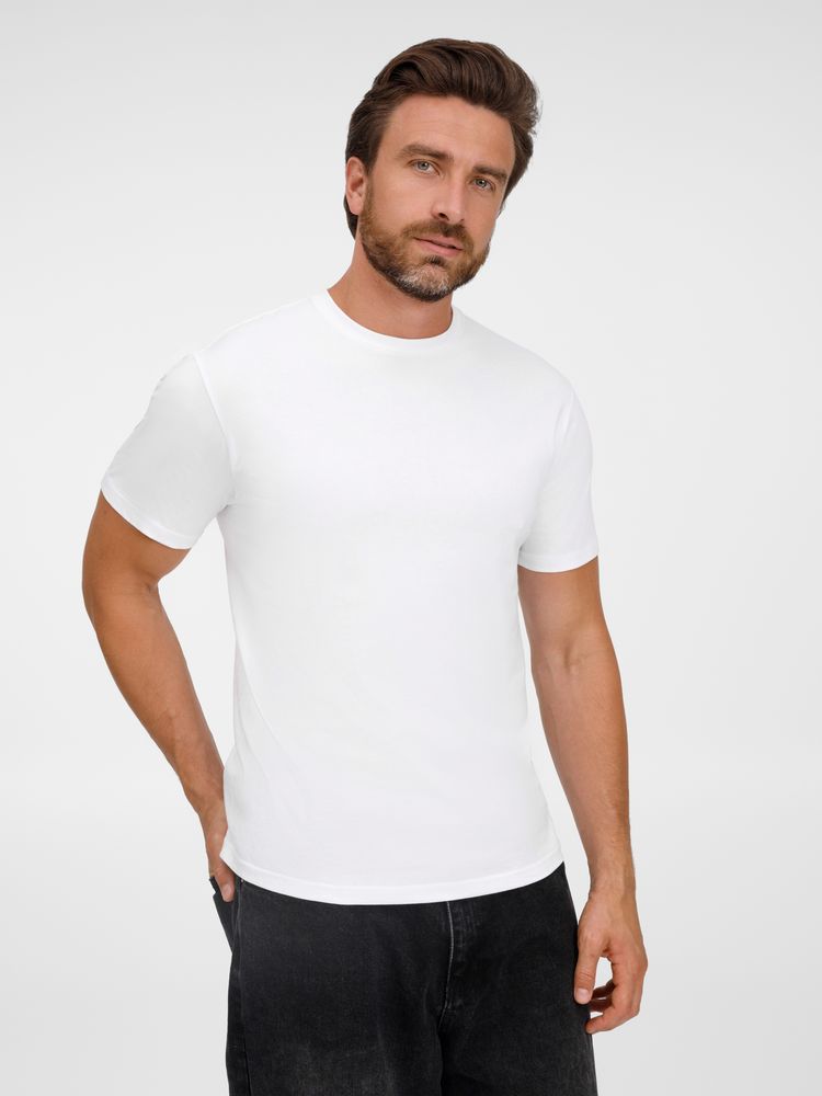 Футболка унисекс T-Bolka 180, белая-0