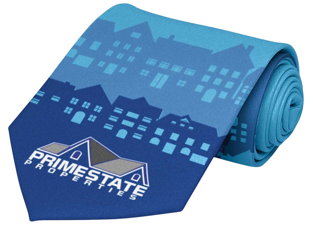 Галстук с возможностью полноцветной печати-9