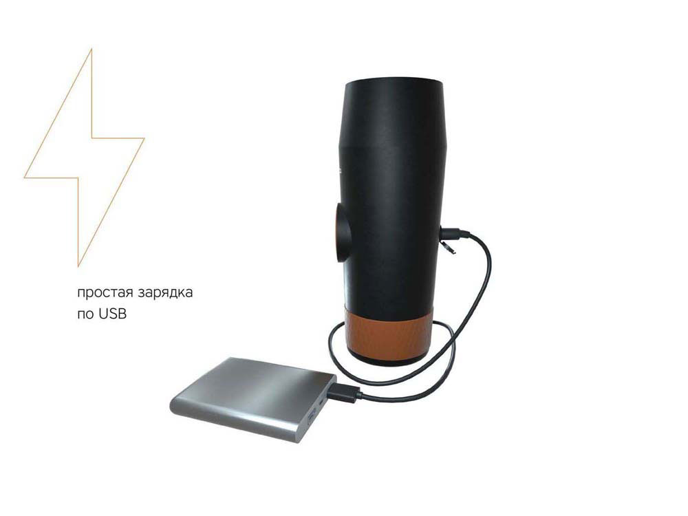 Портативная кофемашина Rombica Barista CTG-1 с логотипом Rombica-2