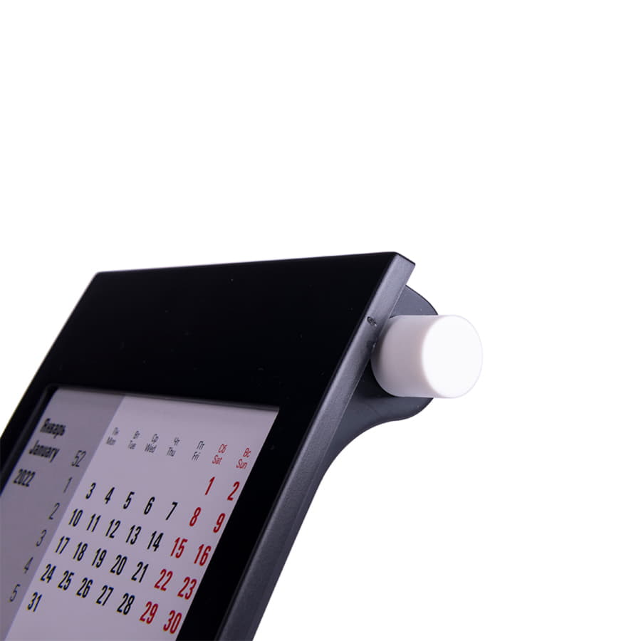 Календарь настольный, календарная сетка на 2023 - 2024 г., белый, черный-2