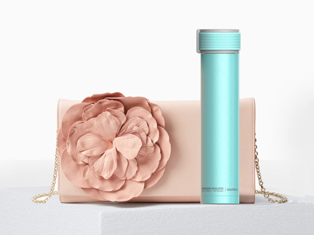 Термос SKINNY MINI, голубой-5