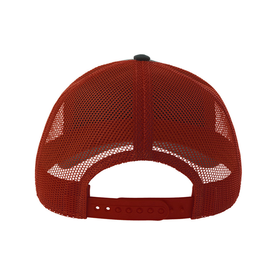 Бейсболка RAPPER CANVAS-S, 5 клиньев, пластиковая застёжка, темно-синий, бордовый-3