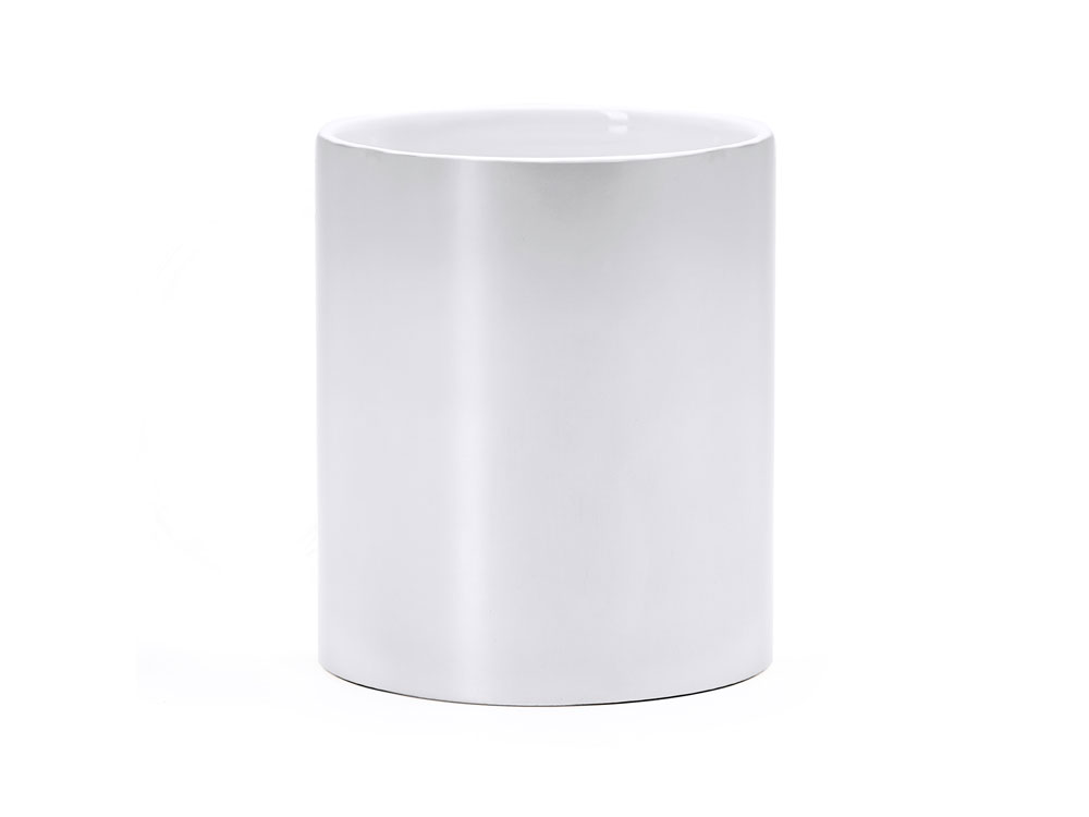 Кружка керамическая ZALA 350 мл, серебристый-0