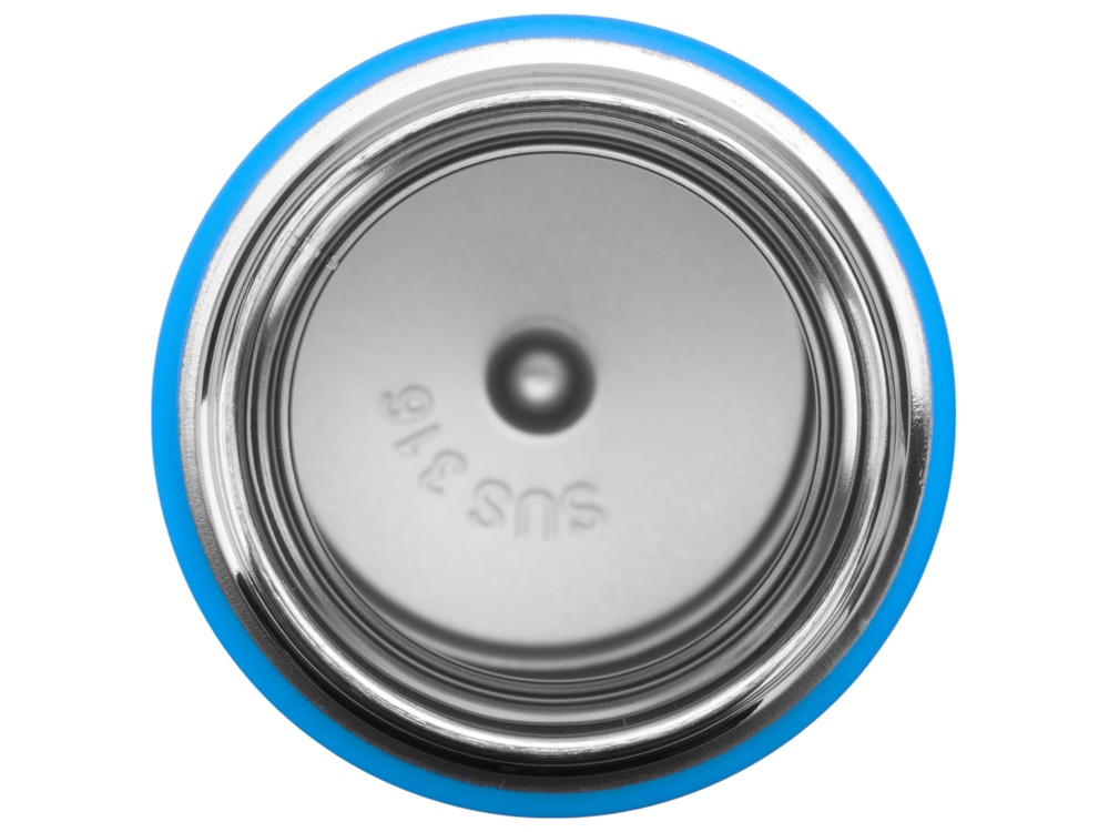 Вакуумный термос Module X с индикатором температуры, 500 мл, тубус, голубой 3538C-6