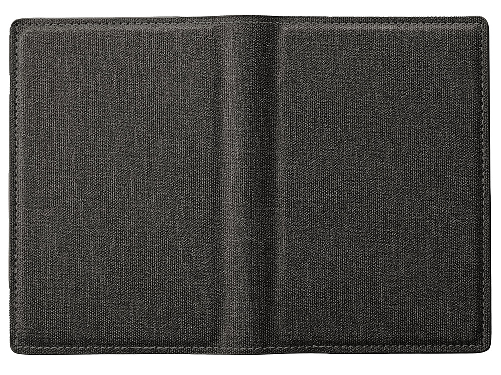 Подарочный набор Consul: обложка для паспорта и картхолдер, серый-12