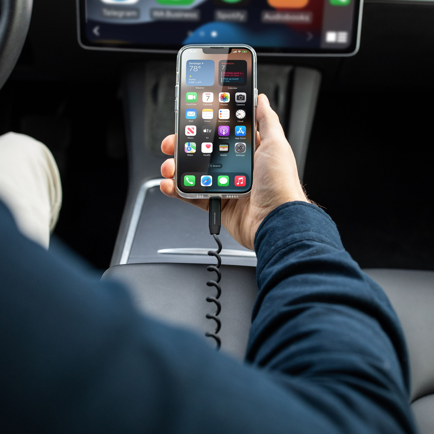 Зарядное устройство Allroundo GaN, 30 Вт, 120 см, черное-4