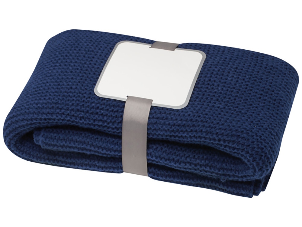 Вязанное одеяло Suzy 150 x 120 см из полиэстера, нэйви-2