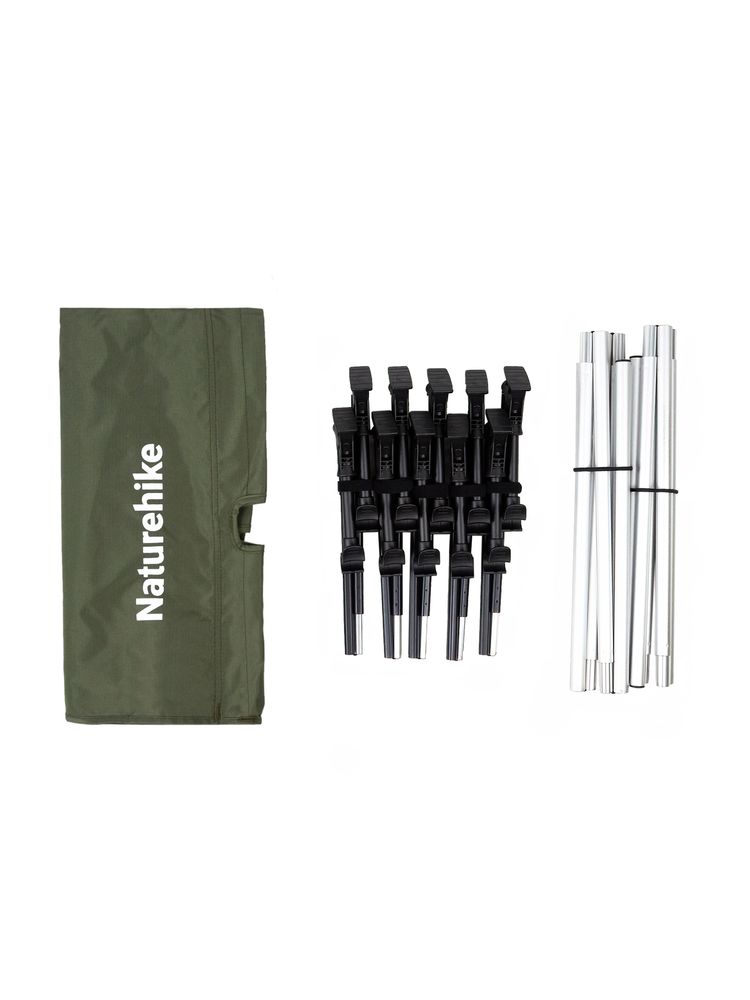 Раскладушка туристическая XJC05, зеленая-3