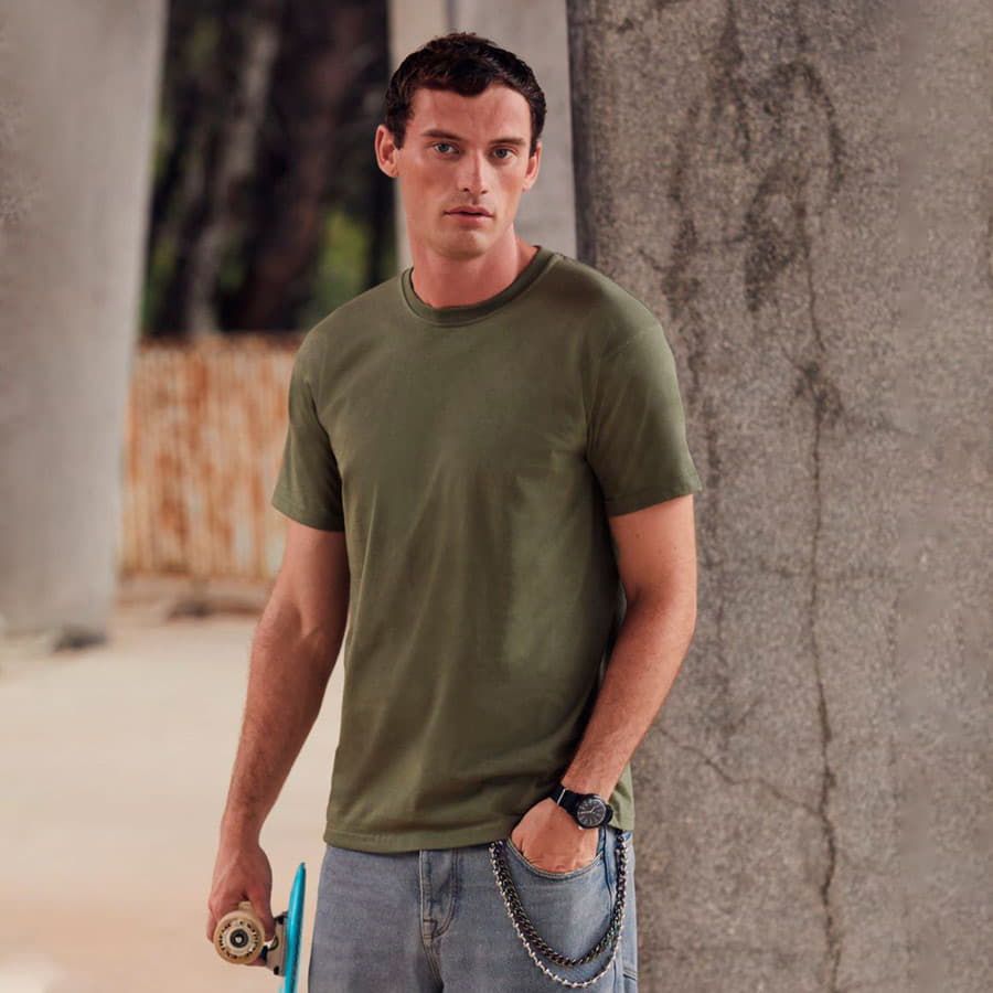 Футболка мужская SUPER PREMIUM T 205, синий-3