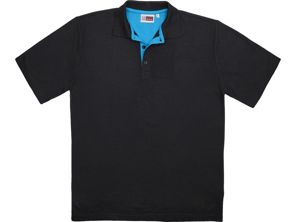 Рубашка поло Solo мужская, аква-2