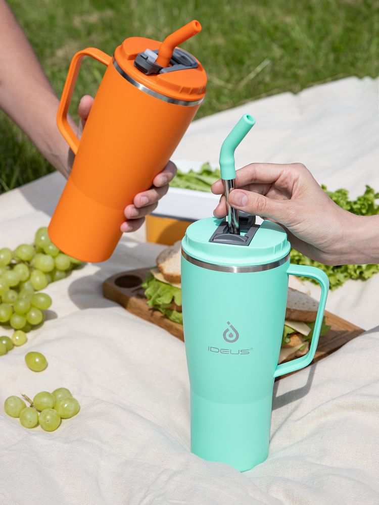 Термостакан Kasumigaoka, бирюзовый-6