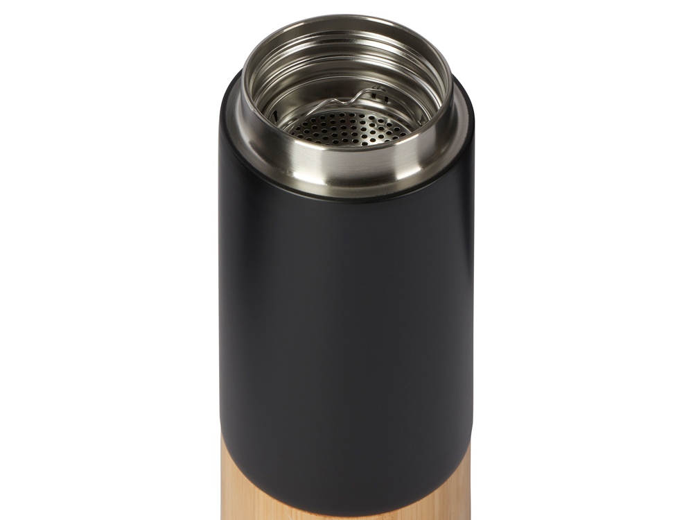 Вакуумный термос с ручкой Hedge, 550 мл, черный-4