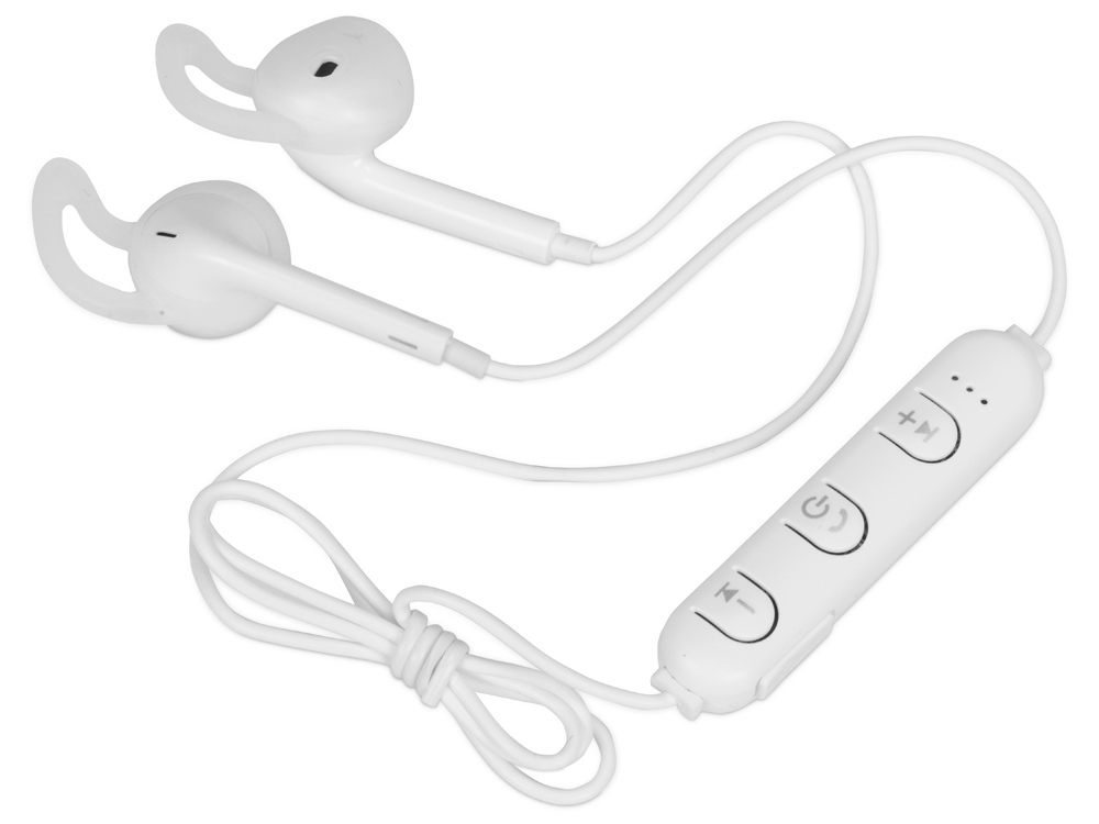 Беспроводные наушники Get Up с чехлом, белый-1