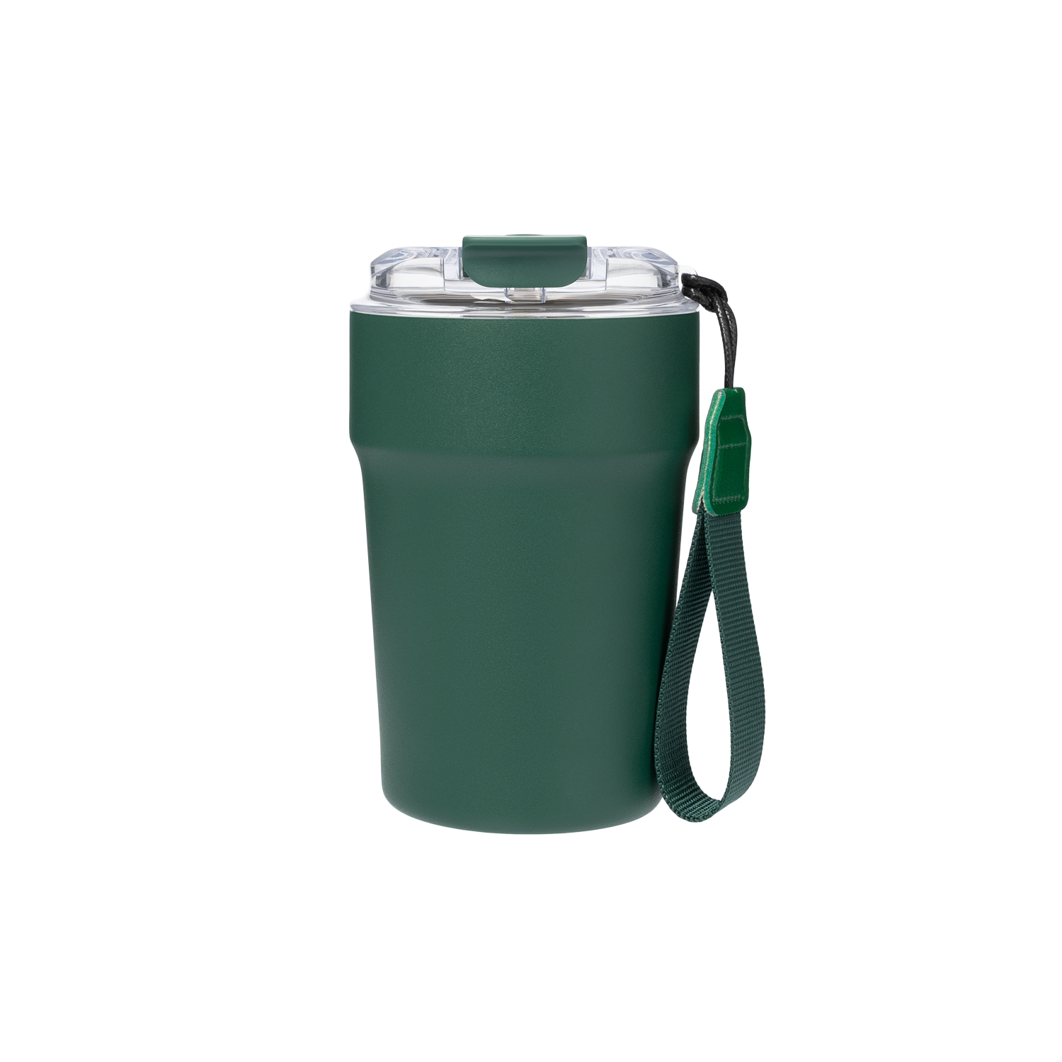 Термокружка вакуумная Monaco, темно-зеленая-0