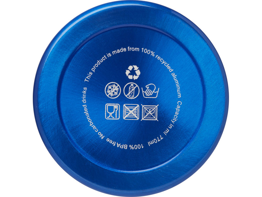 Бутылка для воды с карабином Oregon, объемом 770 мл, синий-3