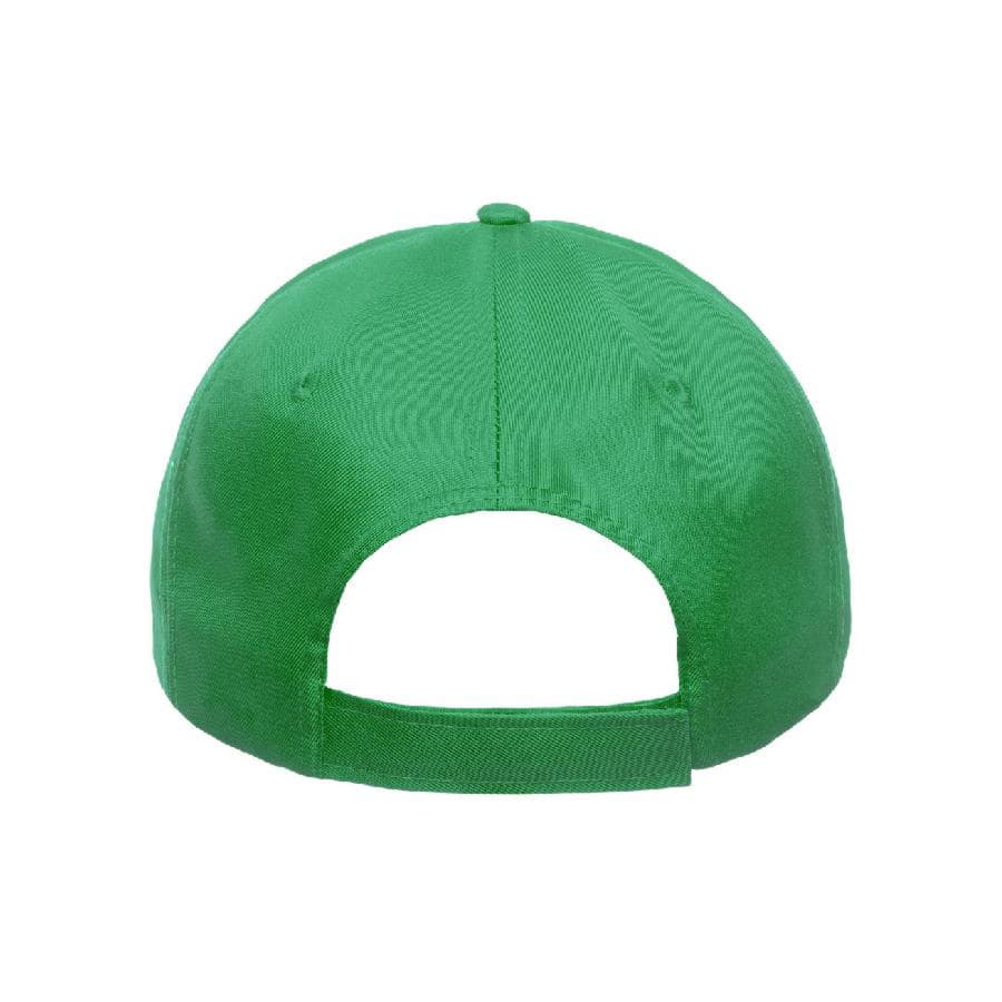 Бейсболка RECY FIVE, 5 клиньев, застежка-липучка, зеленый-4