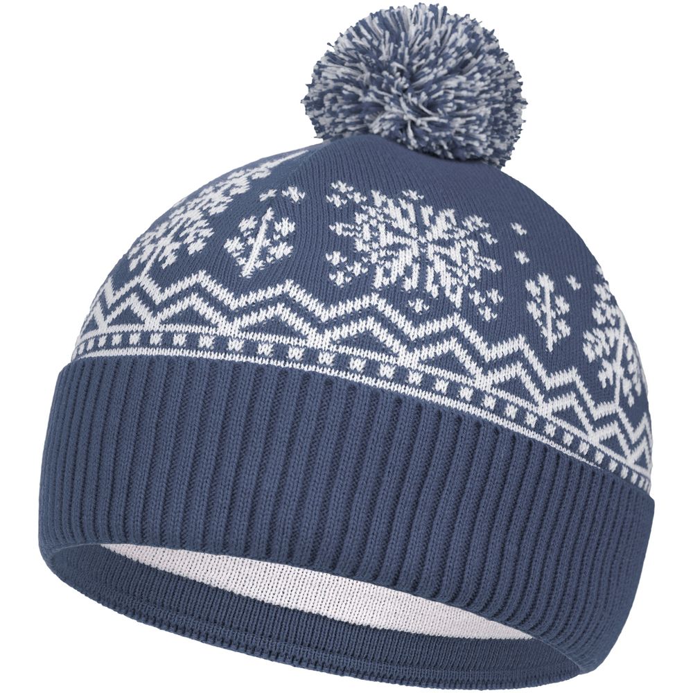 Шапка Elnik, серая с молочно-белым-0