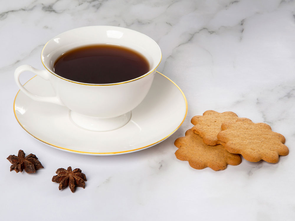 Чайная пара с золотой каймой, 200мл-8