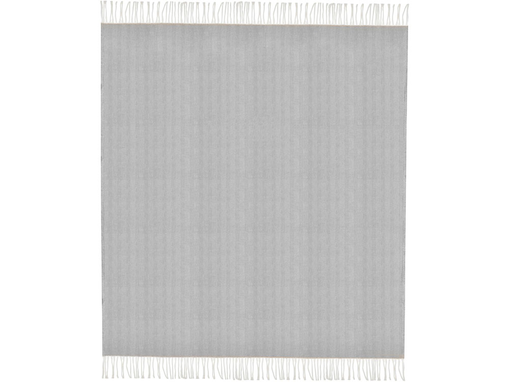 Плед Ёлочка 150х180 см. ПРЕМИУМ (серый однотонное)-3