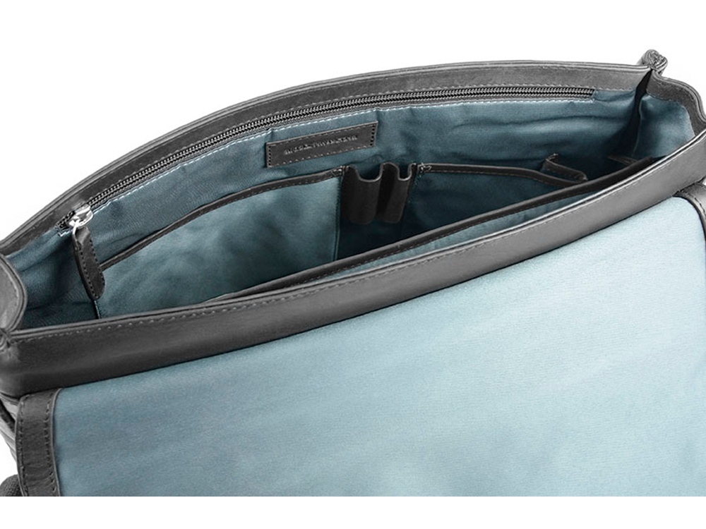 Портфель BUGATTI РОМАНО | ROMANO 15'', чёрный, натуральная воловья кожа, 39х8х30 см-2