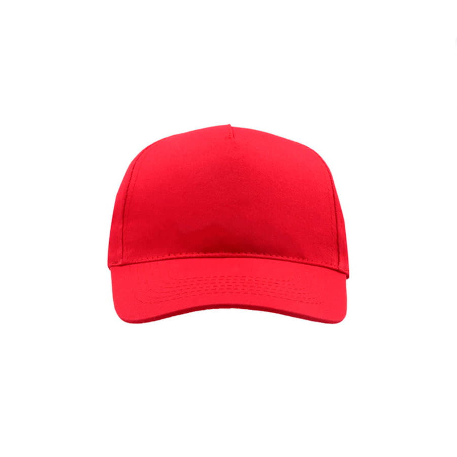 Бейсболка START FIVE, 5 клиньев, застежка на липучке, красный-4