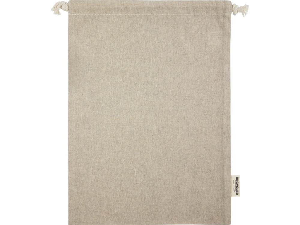 Большая подарочная сумка Pheebs объемом 4 л из хлопка плотностью 150 г/м2, натуральный-2