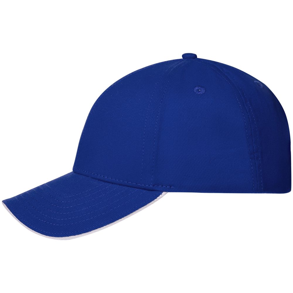 Бейсболка Spiker, ярко-синяя с белым-2