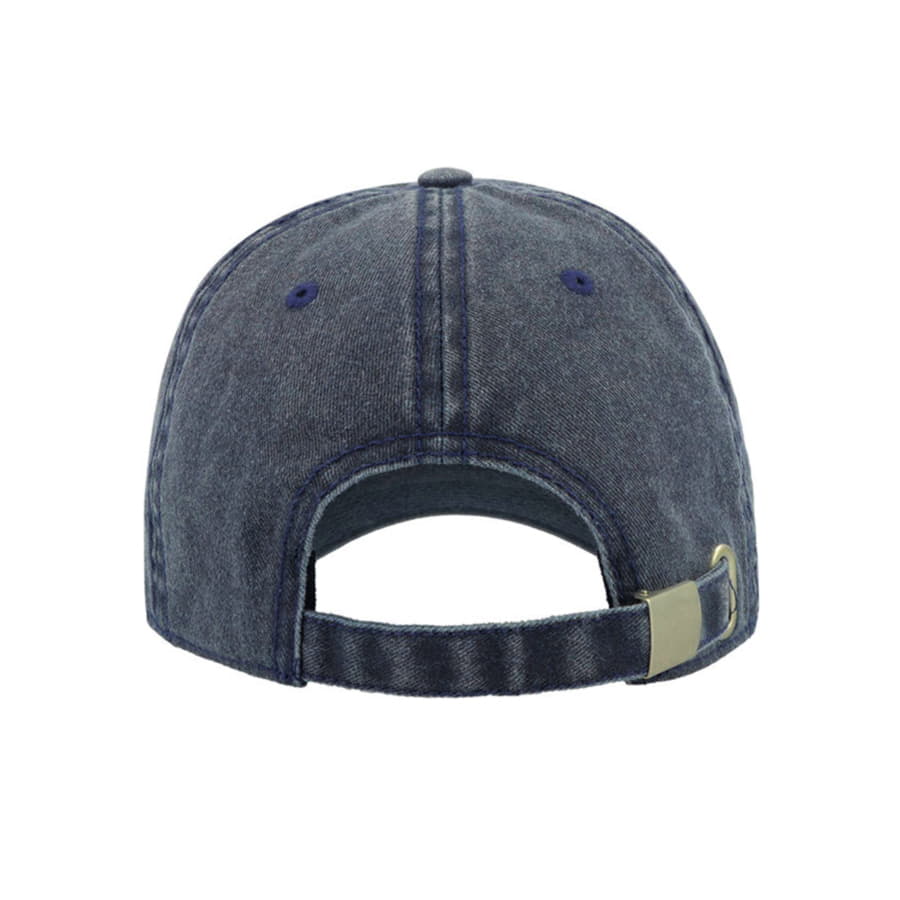 Бейсболка винтажная DIGG, 6 клиньев, металлическая застежка, темно-синий-8