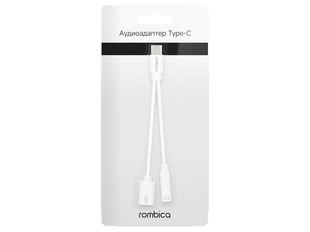 Rombica Type-C Adapter 3.5C, белый-1