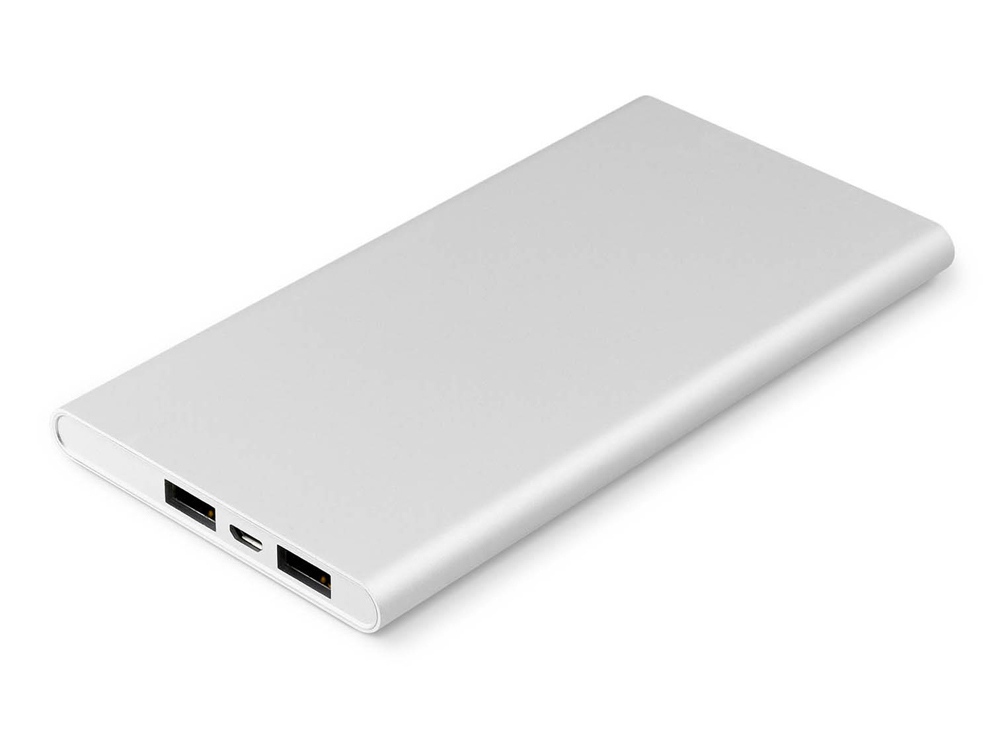 Внешний аккумулятор Rombica NEO AX100L, 10 000 мАч, алюминий, серебристый, чехол-0