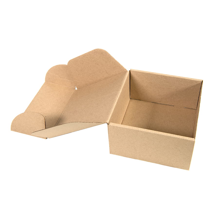 Коробка подарочная mini BOX, размер 17,5  x 15,5 x 8 см, коричневый-1