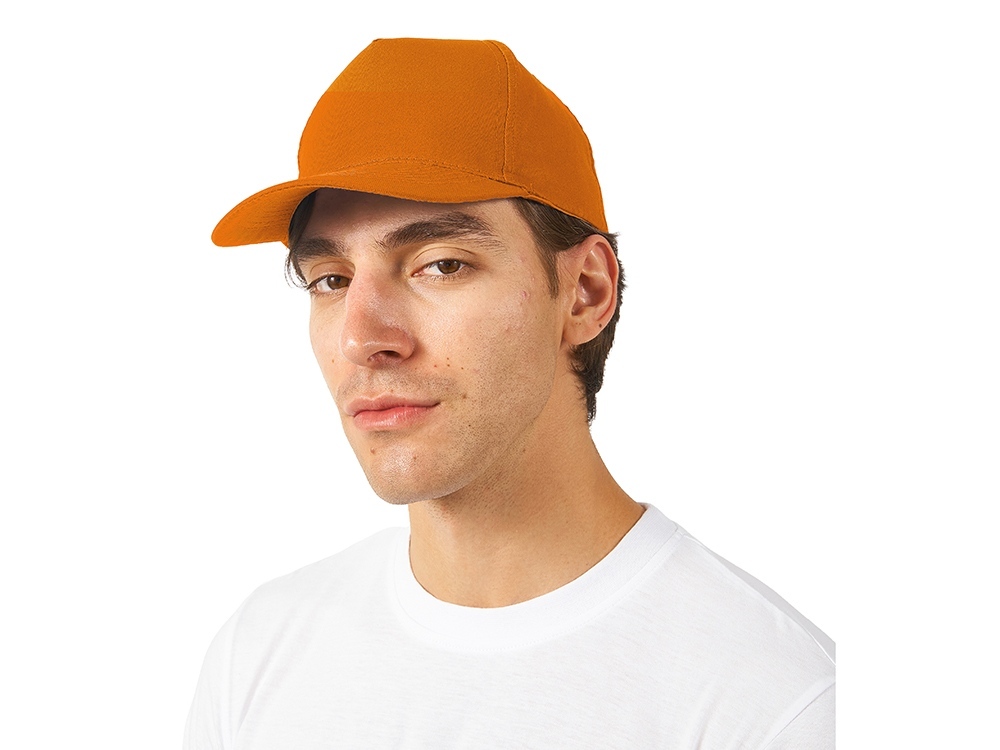 Бейсболка Memphis 5-ти панельная 165 гр, оранжевый-1