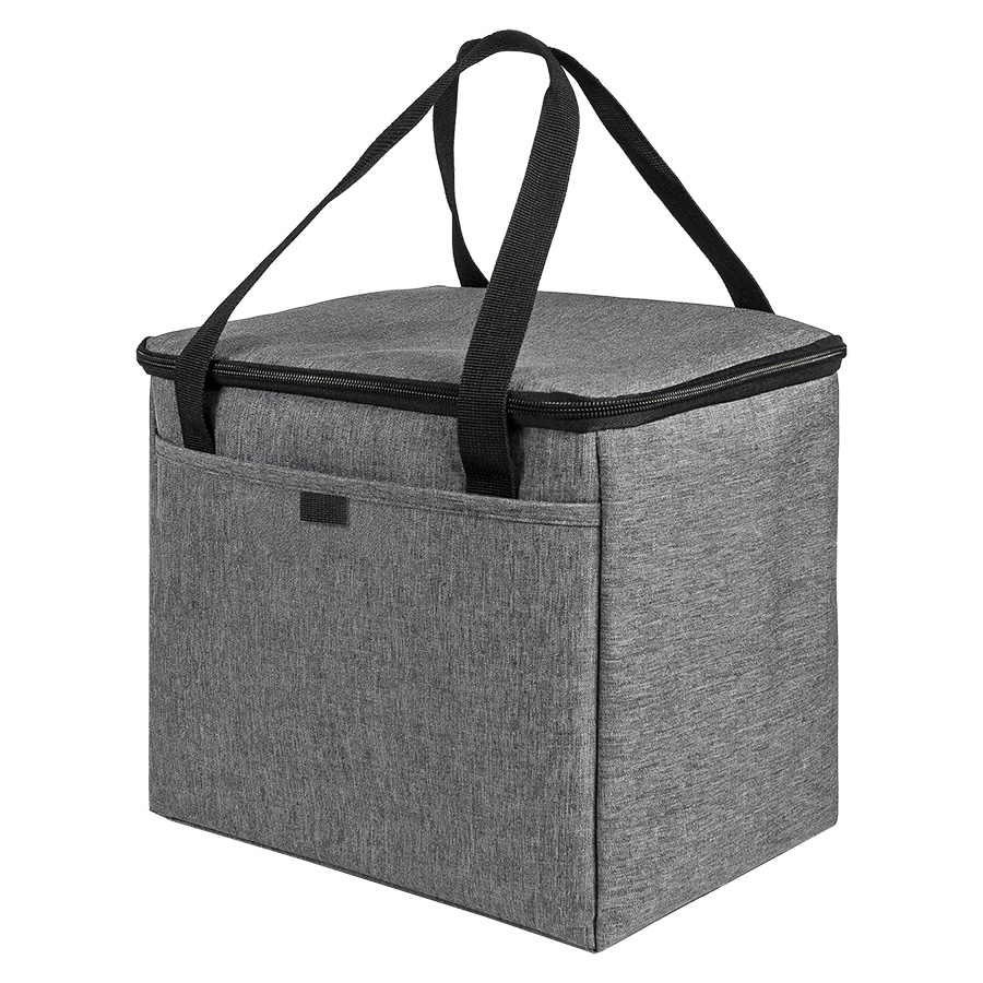 Термосумка "KEEP", 27 x 24. x 20 см, полиэстер 300D, PEVA, серый меланж, серый меланж-1