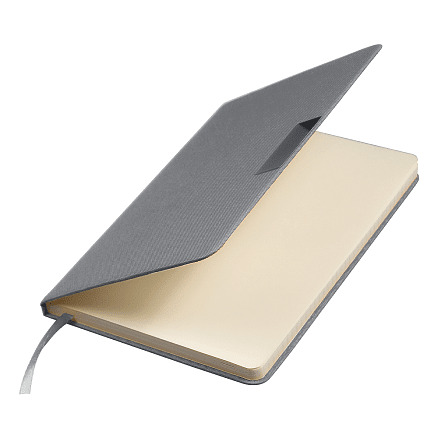 Блокнот А5 Hobard, Серый-3