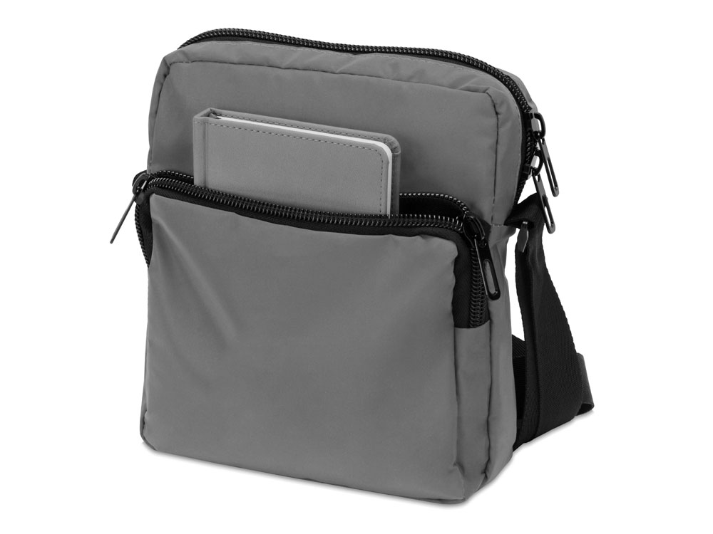 Светоотражающая сумка через плечо Reflector, светоотражающий с внутренним карманом-4