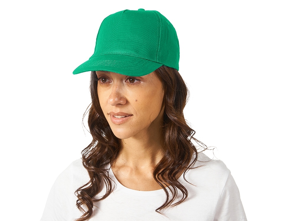 Бейсболка Memphis 5-ти панельная 165 гр, зеленый-2