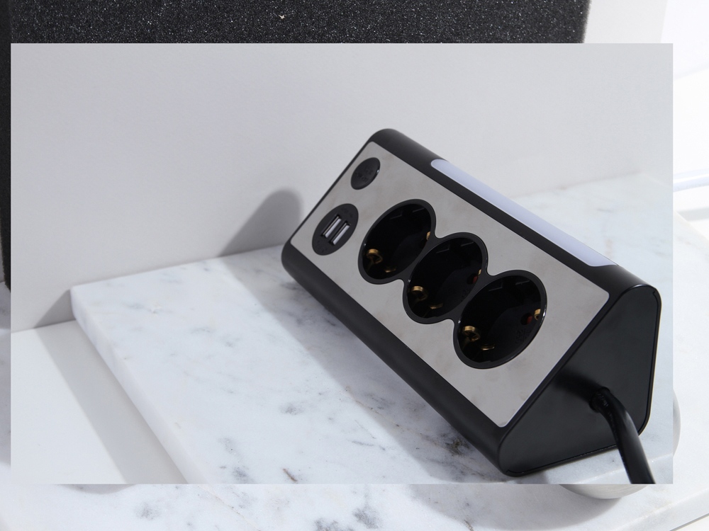 Сетевой фильтр Rombica NEO TRINITY - Black-3