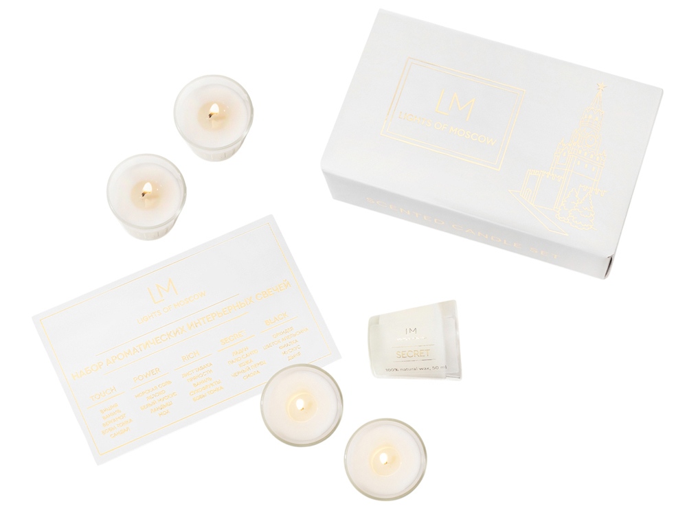Набор ароматических свечей, 5*50 мл-1