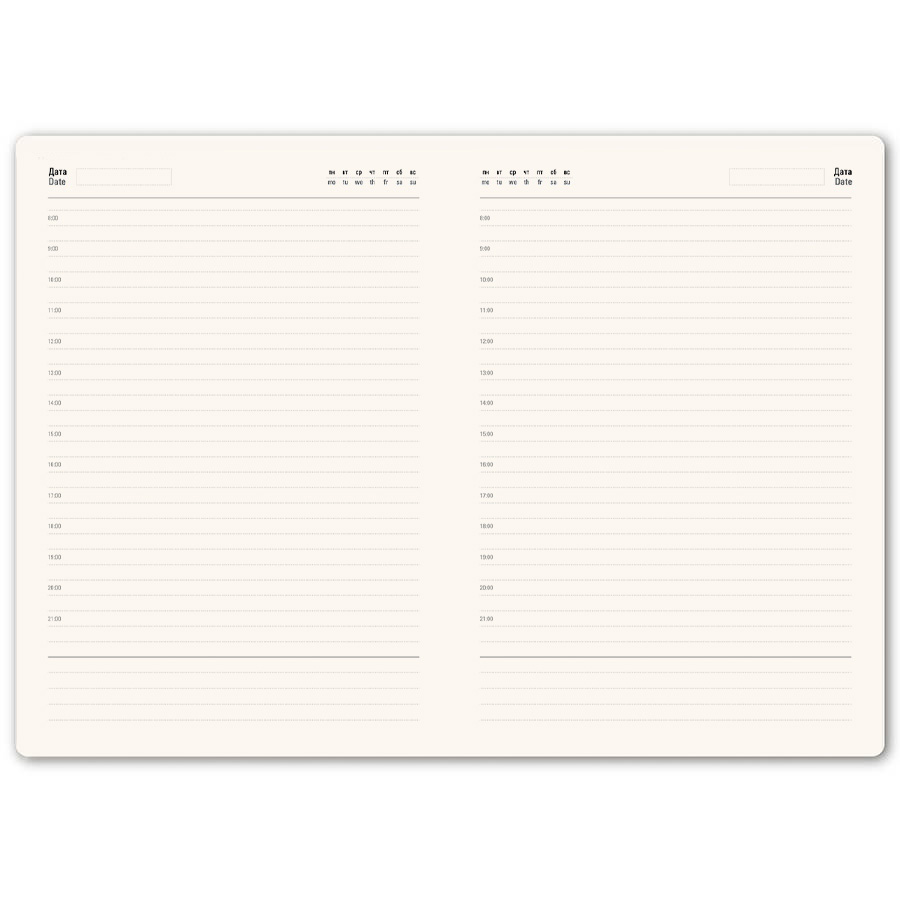 Бизнес-блокнот "RILY", формат А5,  зеленый, блок в точку, зеленый-3