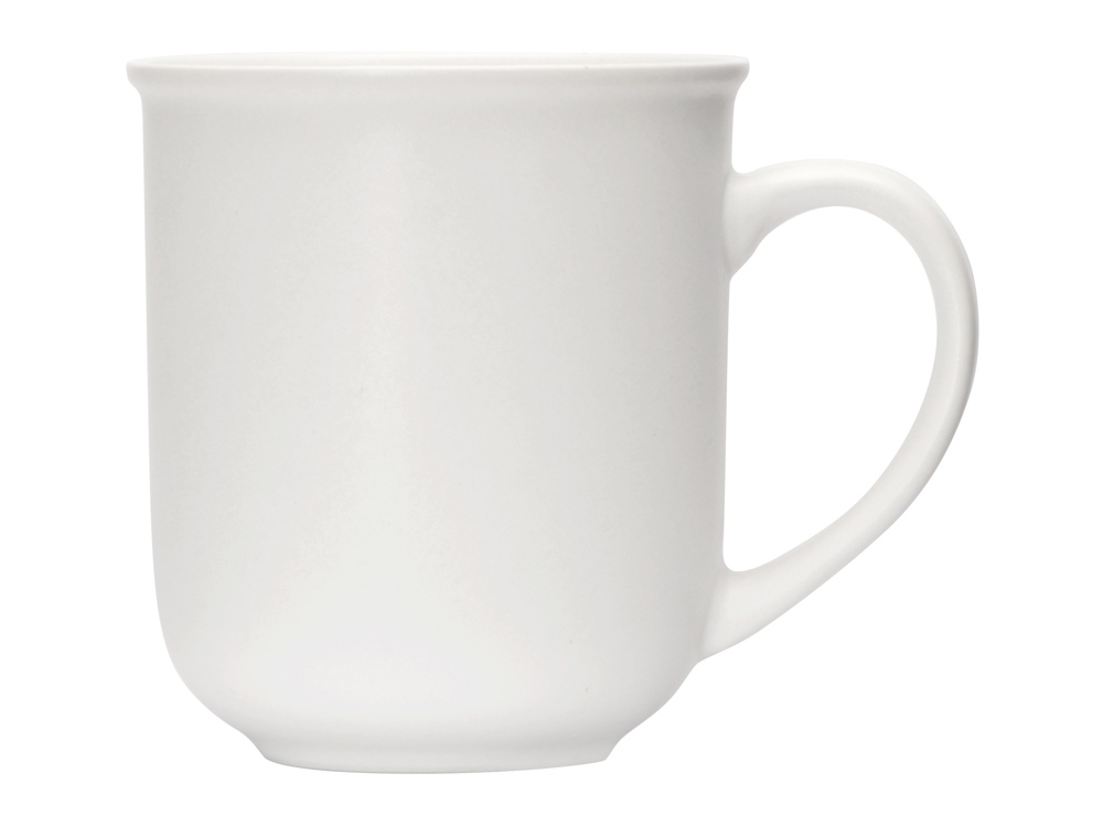 Матовая кружка Susan 380мл в цвете с двух сторон, белый-1