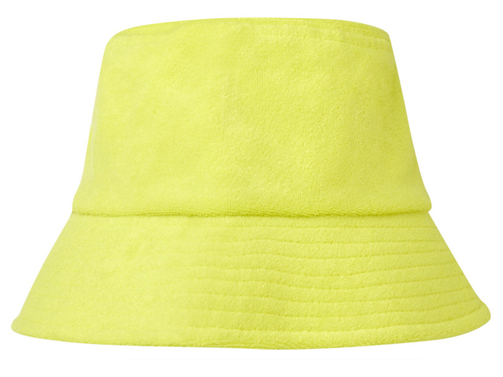 Панама Melo из переработанного махрового материала, сертифицированного GRS - Лайм-1