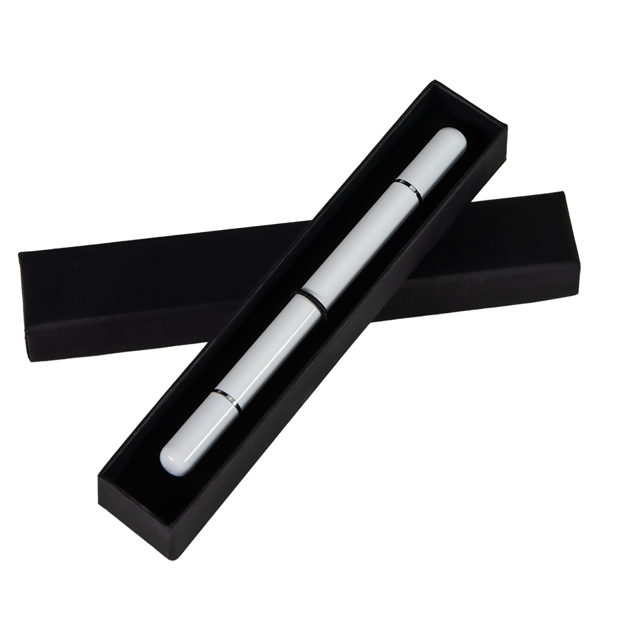 Ручка шариковая + карандаш вечный 2 в 1, белый-6