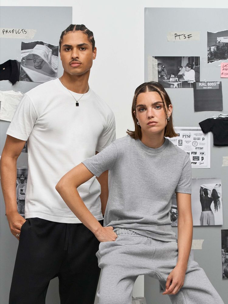 Футболка унисекс Cliff, серый меланж-3