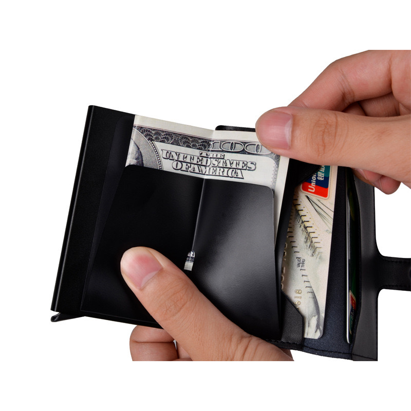 Держатель банковских карт Bakara, Черный-5