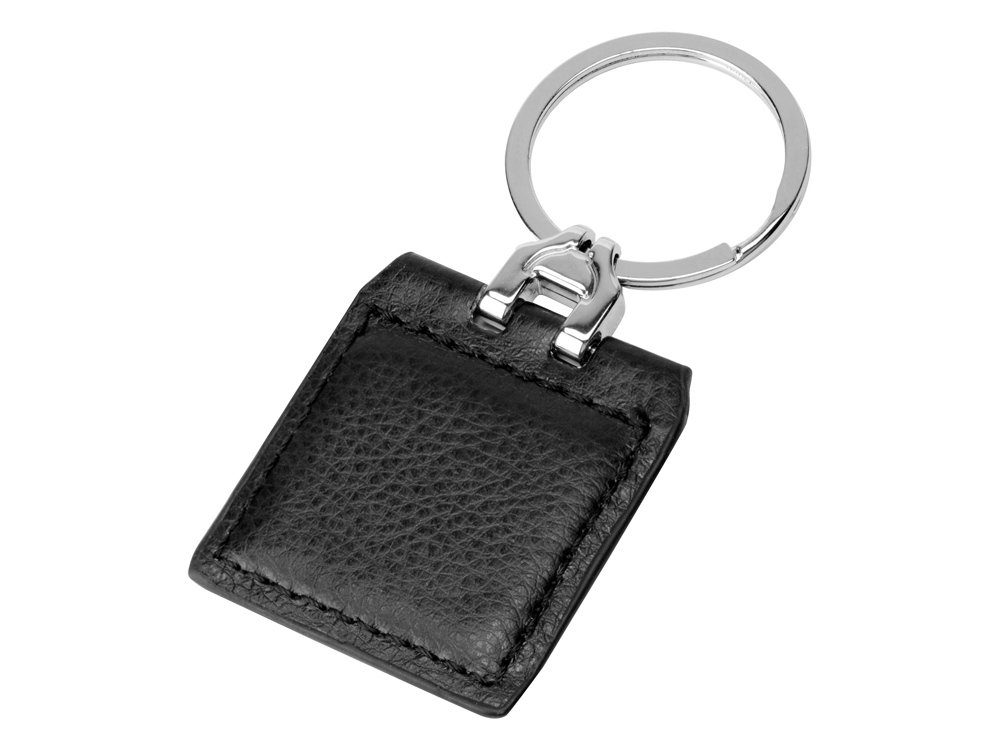 Брелок прямоугольный, черный-1