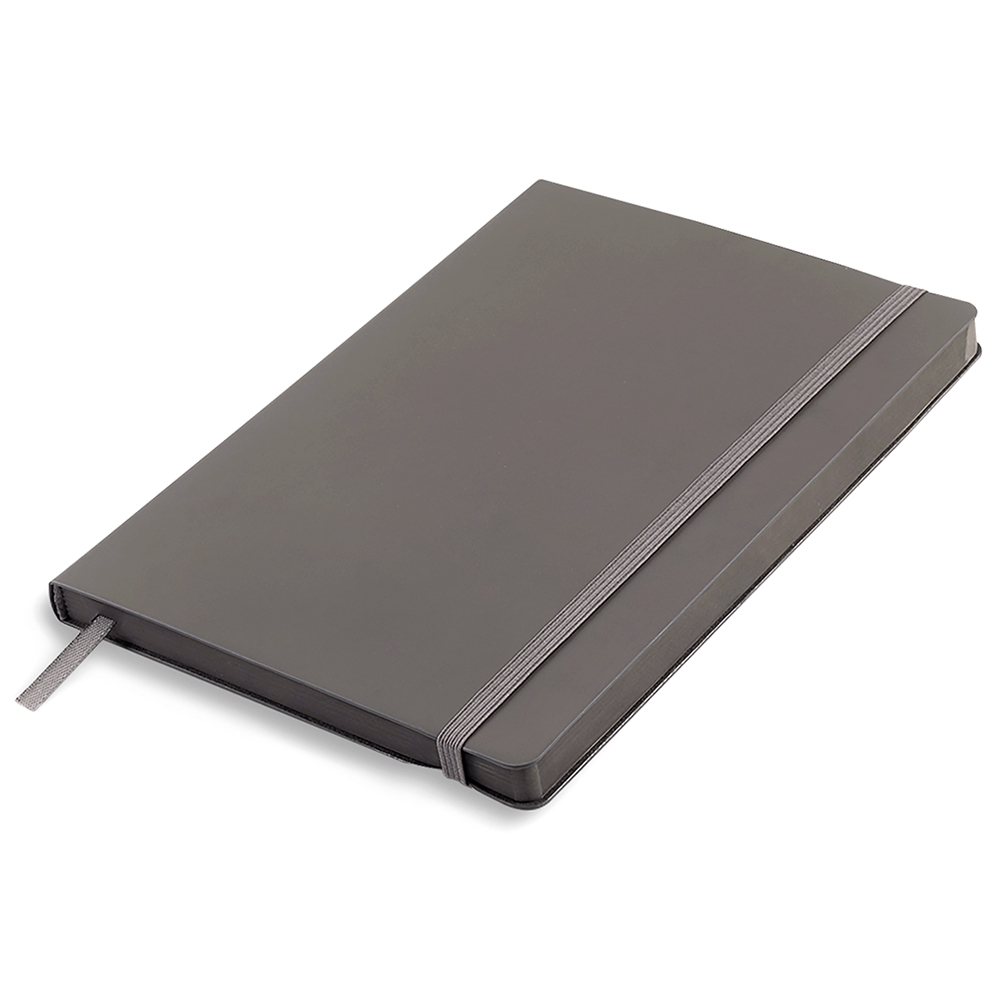 Ежедневник A5 недатированный Montero в мягком переплёте, Темно-серый-0
