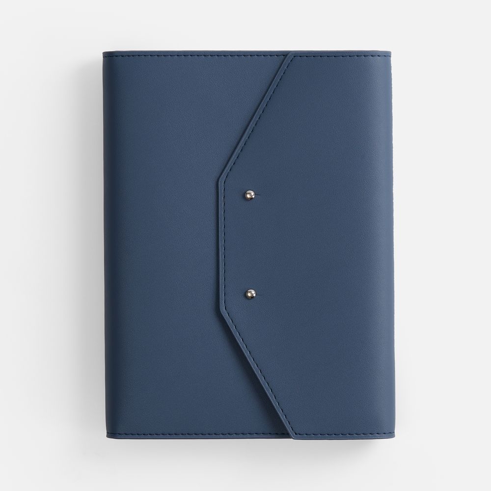 Ежедневник-органайзер Clean Slate, недатированный, синий-0